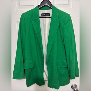 ZARA green blazer